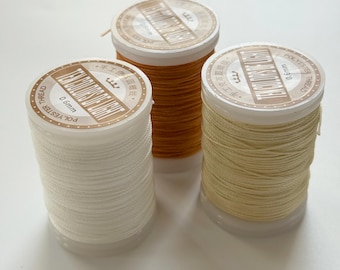 Round Waxed Polyester Thread: Leather Craft, Jewelry Making, DIY Accessory 0.4/0.5/0.6mm