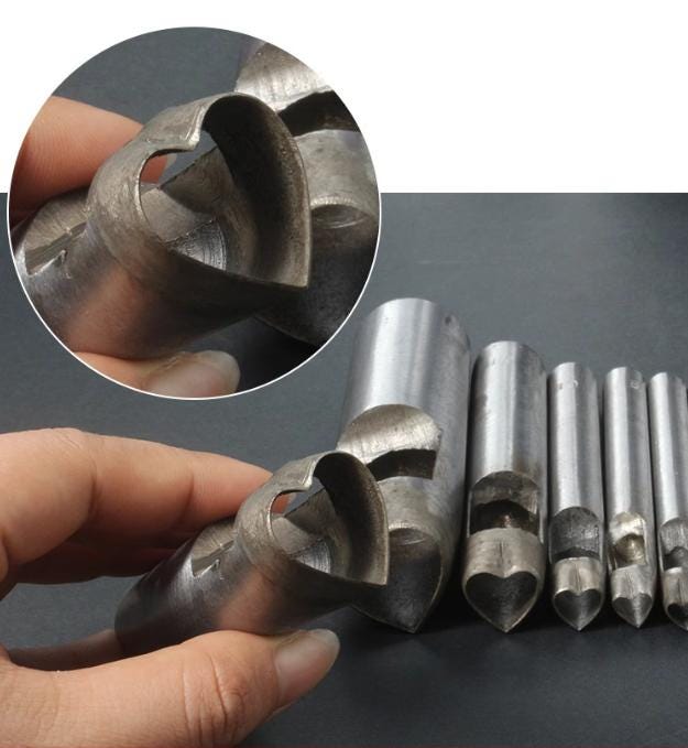 Coupeur creux de trou de perforation en cuir fort pour percer le