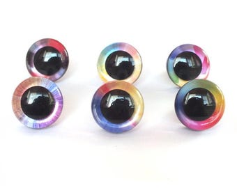 Colorful Plastic Safety Eyes: Amigurumi Doll Animal Eyes - DIY Craft