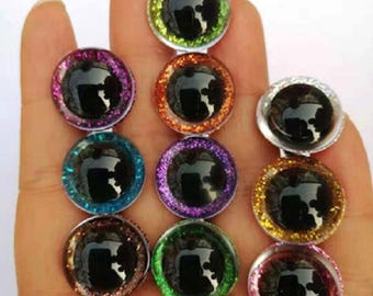 Ojos de seguridad para gatos, juguetes de seguridad, juguetes tejidos y de ganchillo, ojos azules, juguetes de ojos rojos, juguetes de peluche para animales, ojos para hacer tú mismo