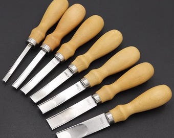 Leather Edge Beveler: Thinning Knife, Wide Scraper - Leathercraft Tool
