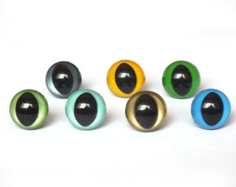 Ojos de seguridad para gatos, juguetes de seguridad, juguetes tejidos y de ganchillo, ojos azules, juguetes de ojos rojos, juguetes de peluche para animales, ojos para hacer tú mismo