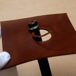 Rotary Leather Hole Cutter | Handheld Leather Trimmer | Leather Cord Cutter Leather Cord Knife Crafts Tools Rotary Cutting with 3 Blades