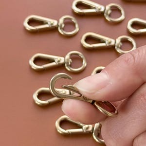 1/5/10 stks Rugzakgesp Messing Spring Gate Karabijnhaak - Tas Riem Bagage Outdoor Accessoires: