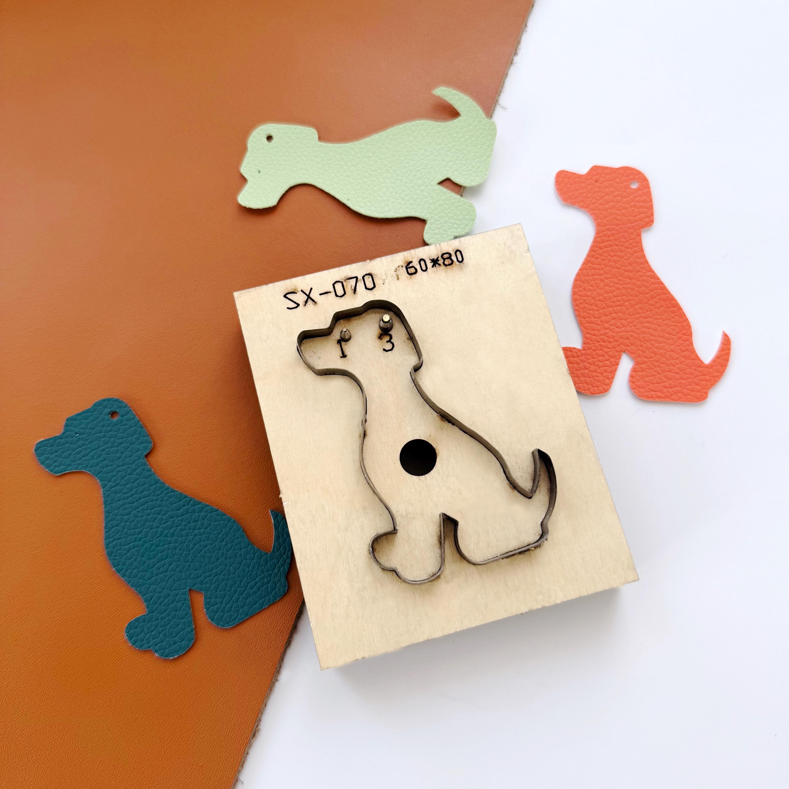 Customizable Dog Leather Cutting/punch Die: DIY Keychain/pendant