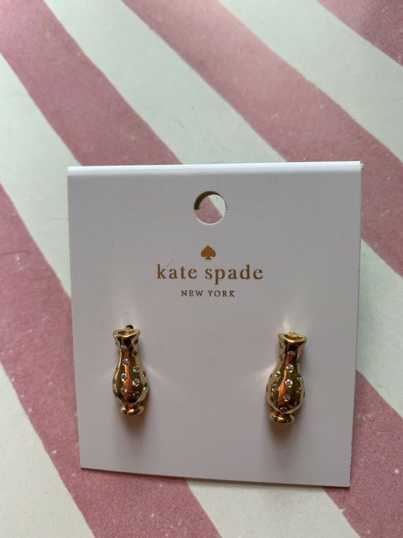 BN Kate Spade Vintage Retro Bottle Stud Earrings Only One Etsy