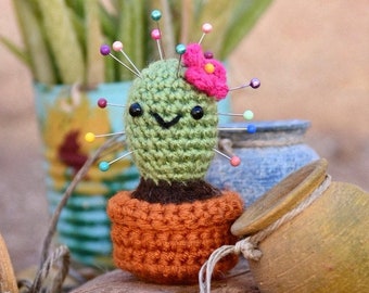 Crochet Cactus Pin Cushion