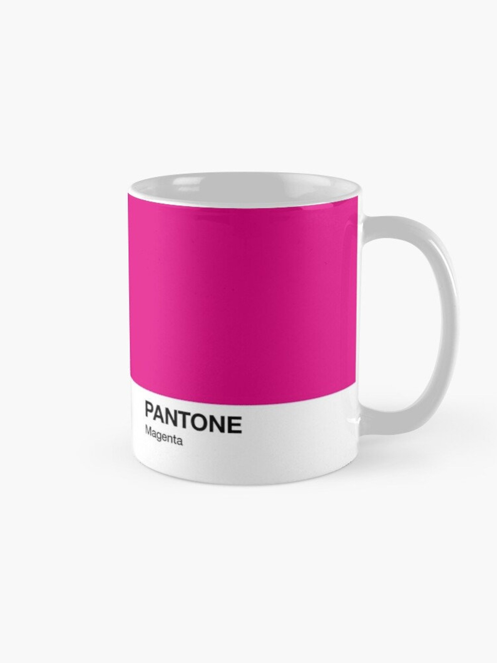 Pantone Magenta Mug Graphic Design Mug Colour Mug Print Etsy
