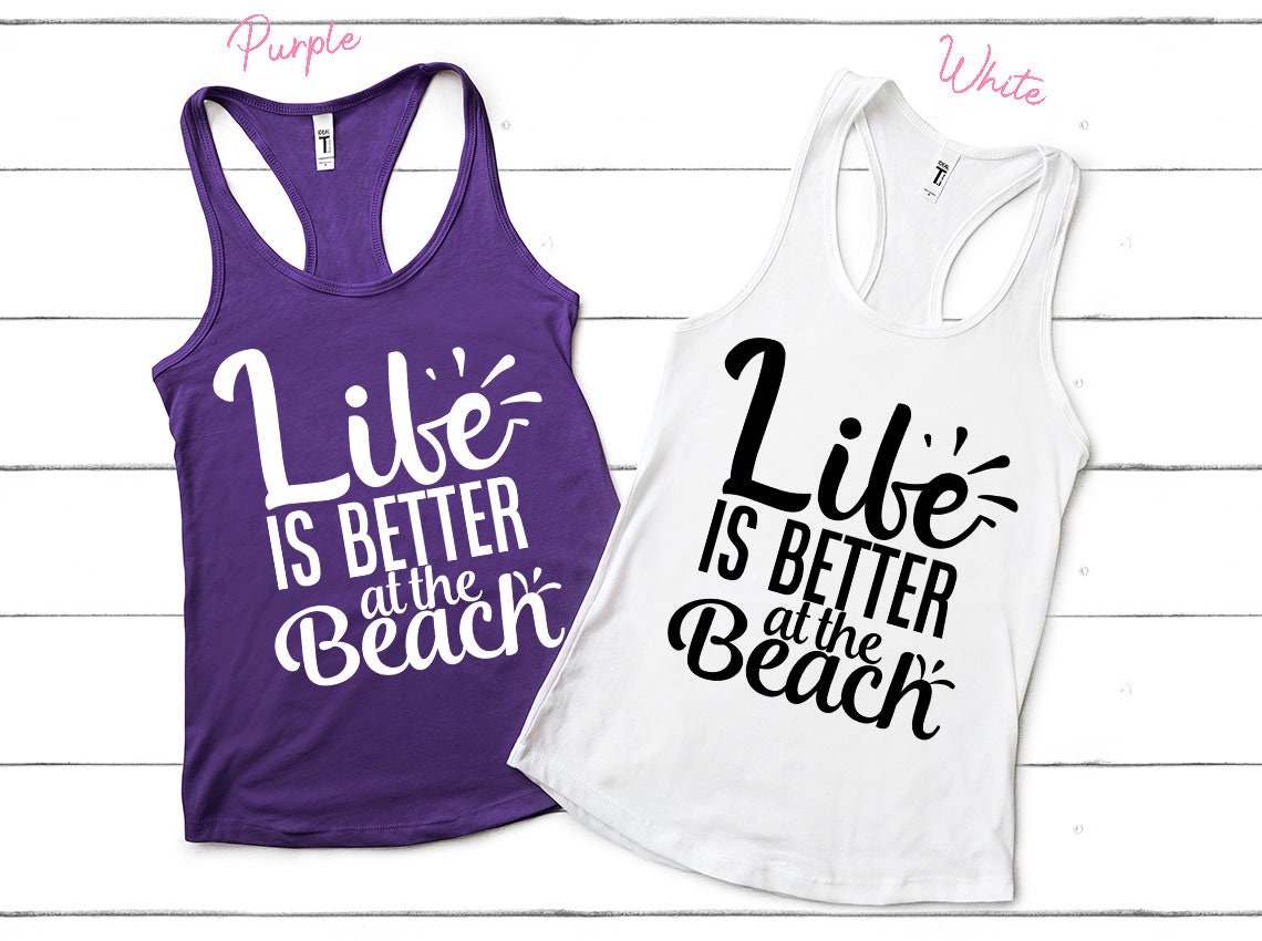 beach life tank top