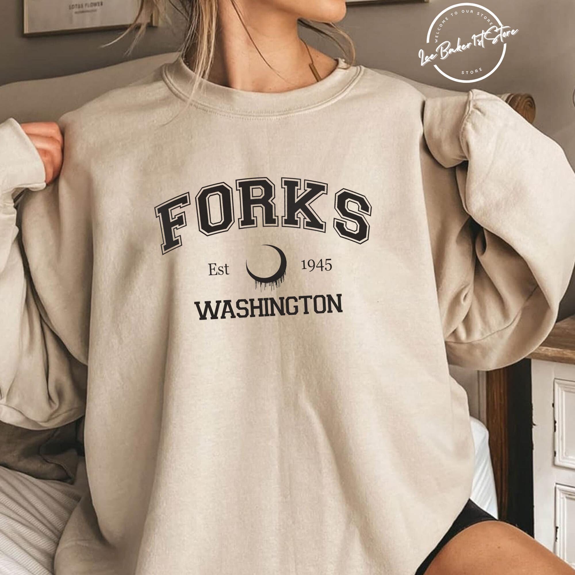 Forks Washington Sweatshirt/ Twilight sweatshirt/City of Forks Etsy