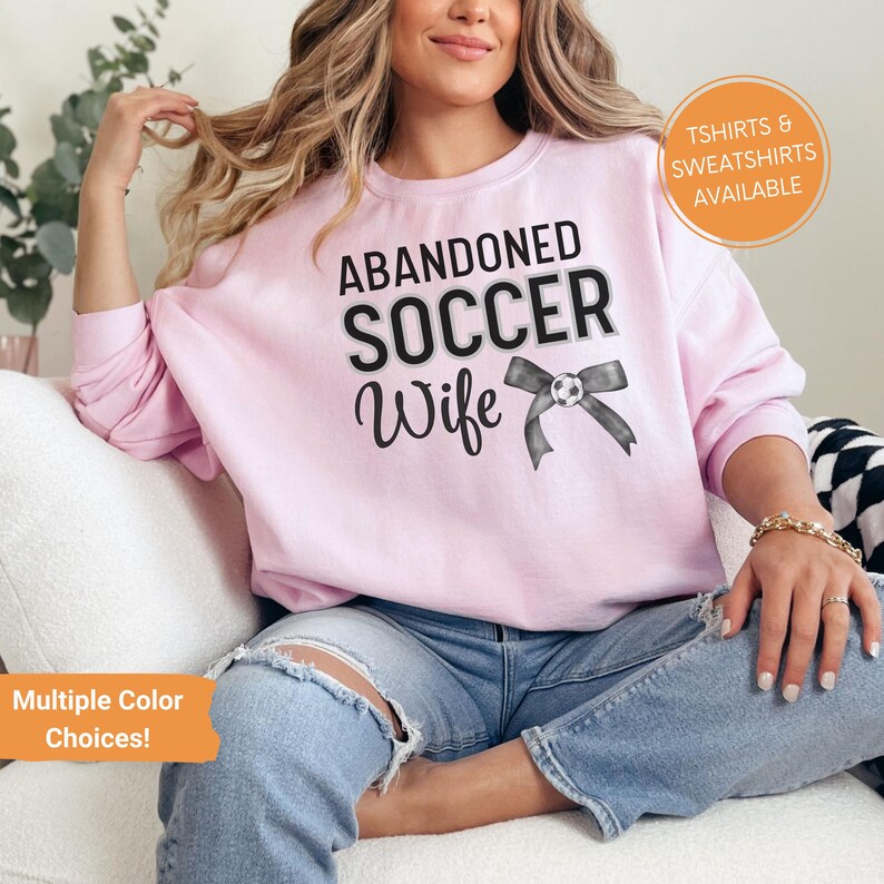 Soccer Shirt, Sports Mom Shirt, Sports Wife Soccer Game Day Sweatshirt