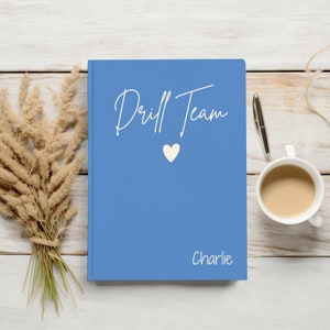 Drill Team Gift, Personalized Notebook, Drill Team Member Gift, Drill Team Coach, Drill Team Mom Gift, Dance Team Gift, Dance Life Journal Bild 2
