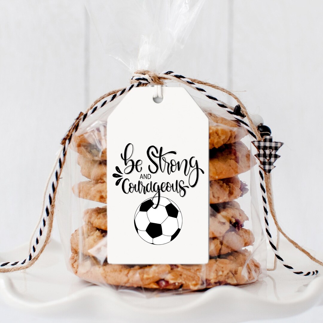 Soccer Snack Bag Tag, Printable Goody Bag Tag, Christian Theme, Game ...