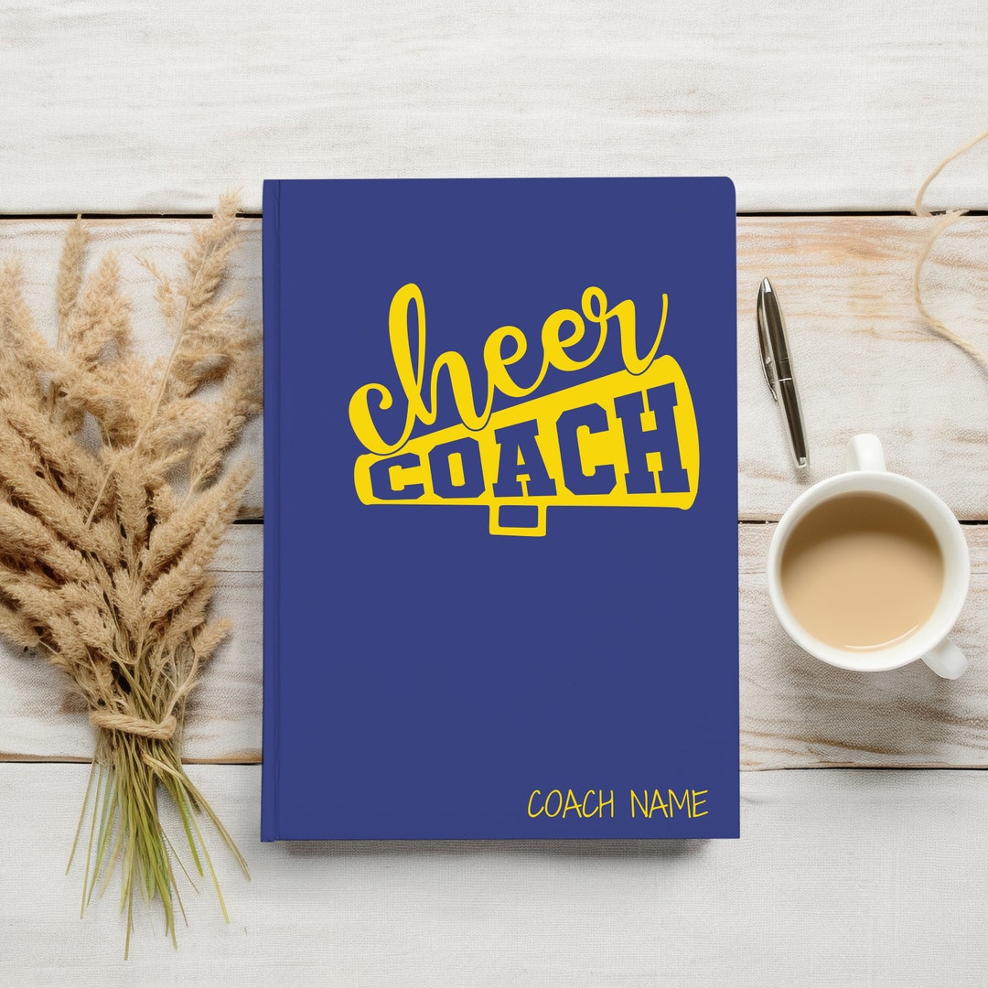 Cheer Coach Notebook, Cheer Coach Journal, Blank Lined Notebook ...