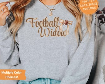 Football Wife Shirt, Football Widow Sweatshirt, Funny Football Mom Shirt, Game Day Hoodie, Coaches Wife Tee, Football Season Apparel