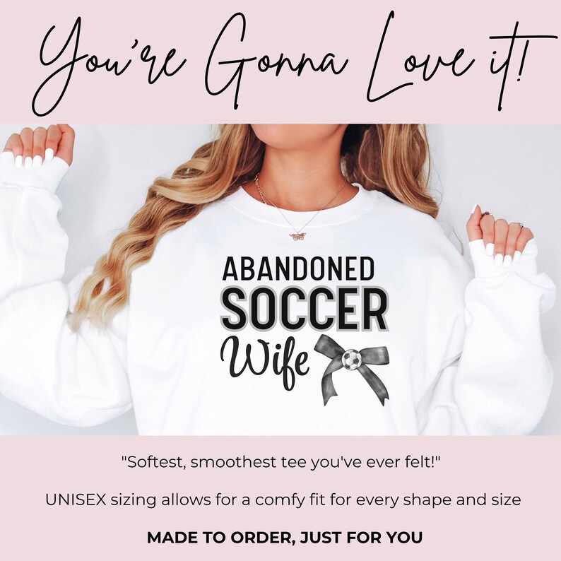 Soccer Shirt, Sports Mom Shirt, Sports Wife Soccer Game Day Sweatshirt