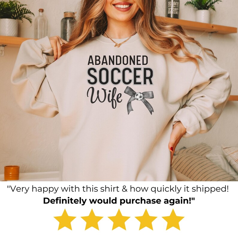 Soccer Shirt, Sports Mom Shirt, Sports Wife Soccer Game Day Sweatshirt