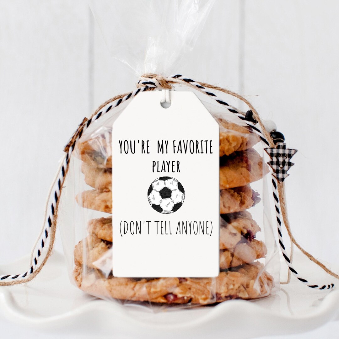 Soccer Tag Printable, Team Motivational Snack Bag Tag, Treat Bag Tag ...