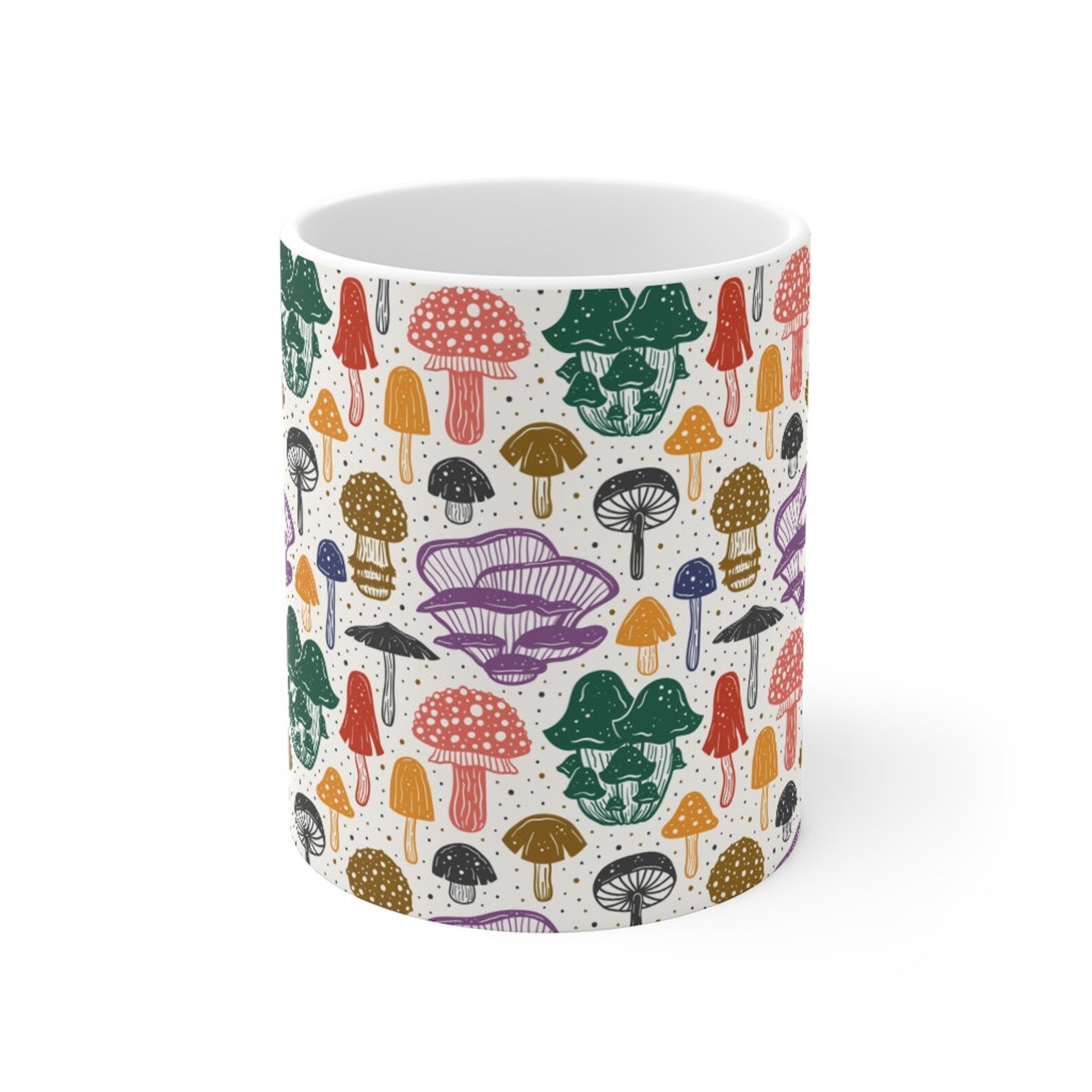 Mushroom Mug Mushroom Gift Boho Coffee Mug Foraging Cups Etsy