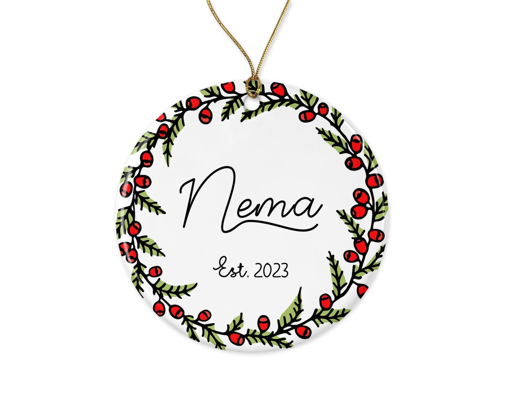 Nema Est. 2023 Ornament New Nema 2023 Christmas Ornament Etsy