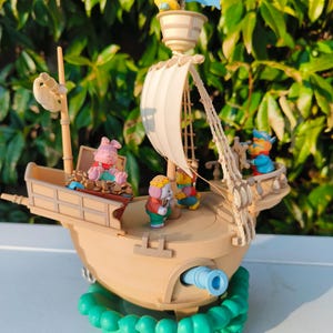 Enesco Vintage Pirate Ship Music Box – Wind-up – Ahoy Maties