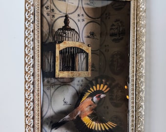 Antique refined picture frame - Victorian pictureframe - vintage English picture frame 1900 - 1920