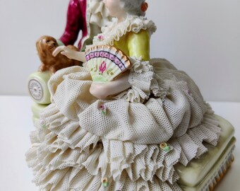 Dresden Ireland Müller Volkstedt - Vintage Porcelain Hand