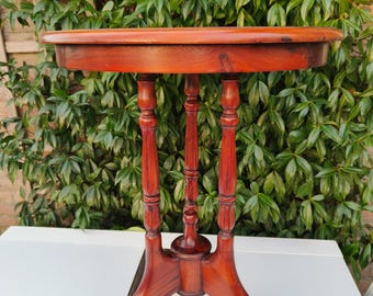 Antique side table / wine table - mahogany wood - Biedermeier / Empire style - Exclusive English country house - 19th century 1800s