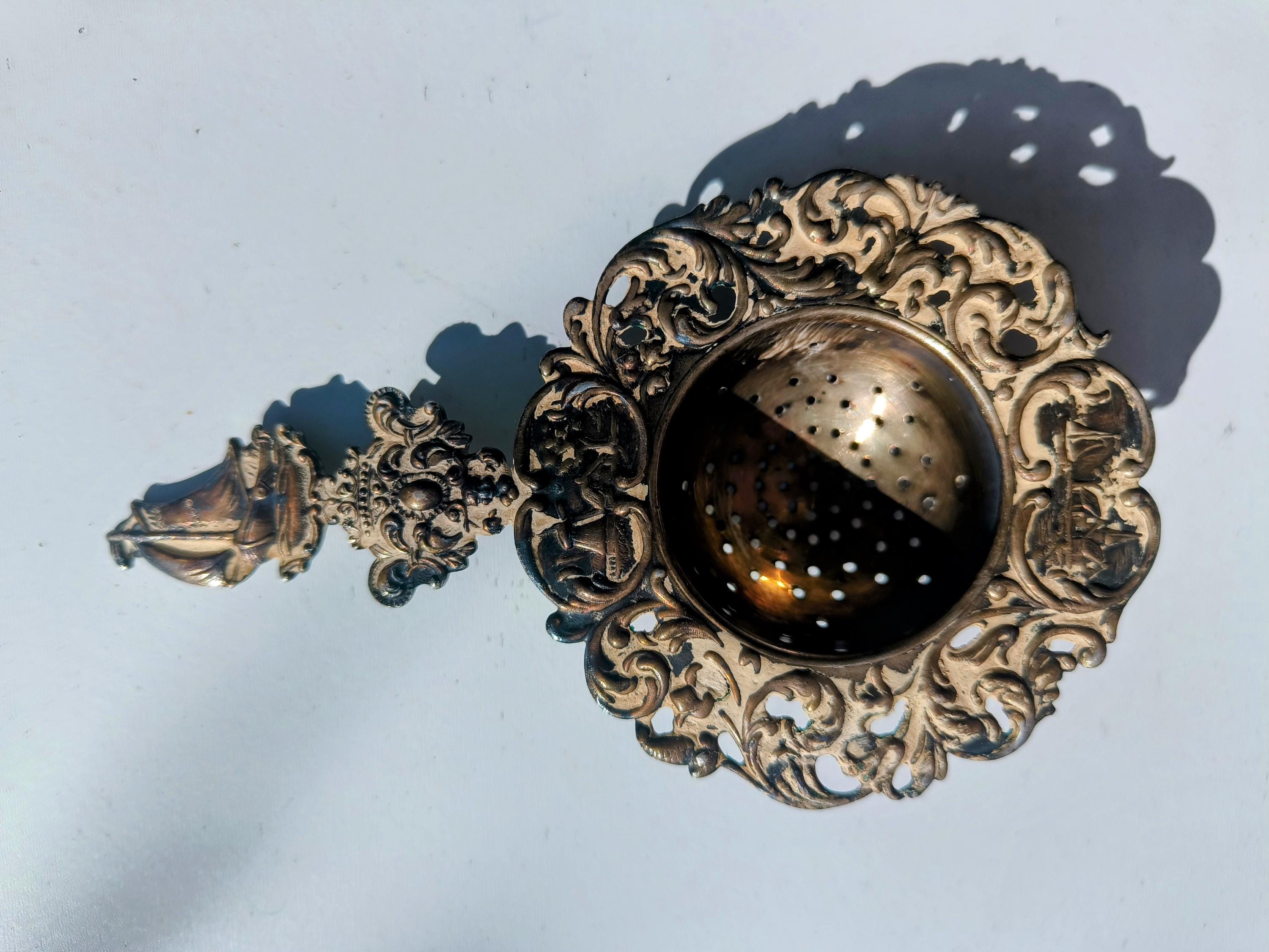 デルフト ティーストレーナー オランダ Dutch tea strainer