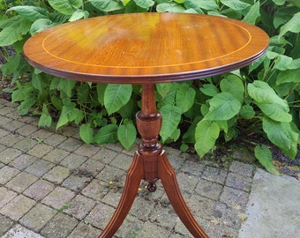 Antique side table / wine table - wood - Biedermeier / Empire style - Exclusive English country house - 1920