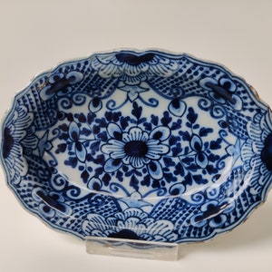 Early Makkum - Antique Dutch porcelain - Fries makkumer aardewerk - 1800s trinket dish crockery vintage exclusive