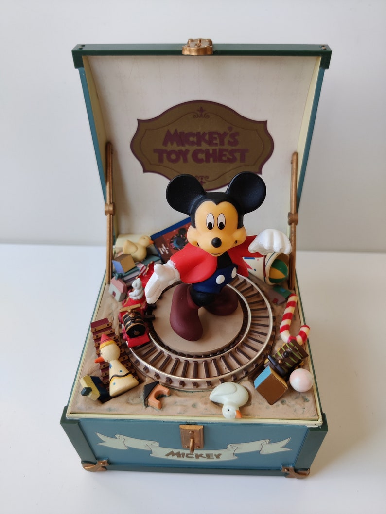 Schmid Vintage windup Music Box Walt Disney Mickey's Etsy Nederland