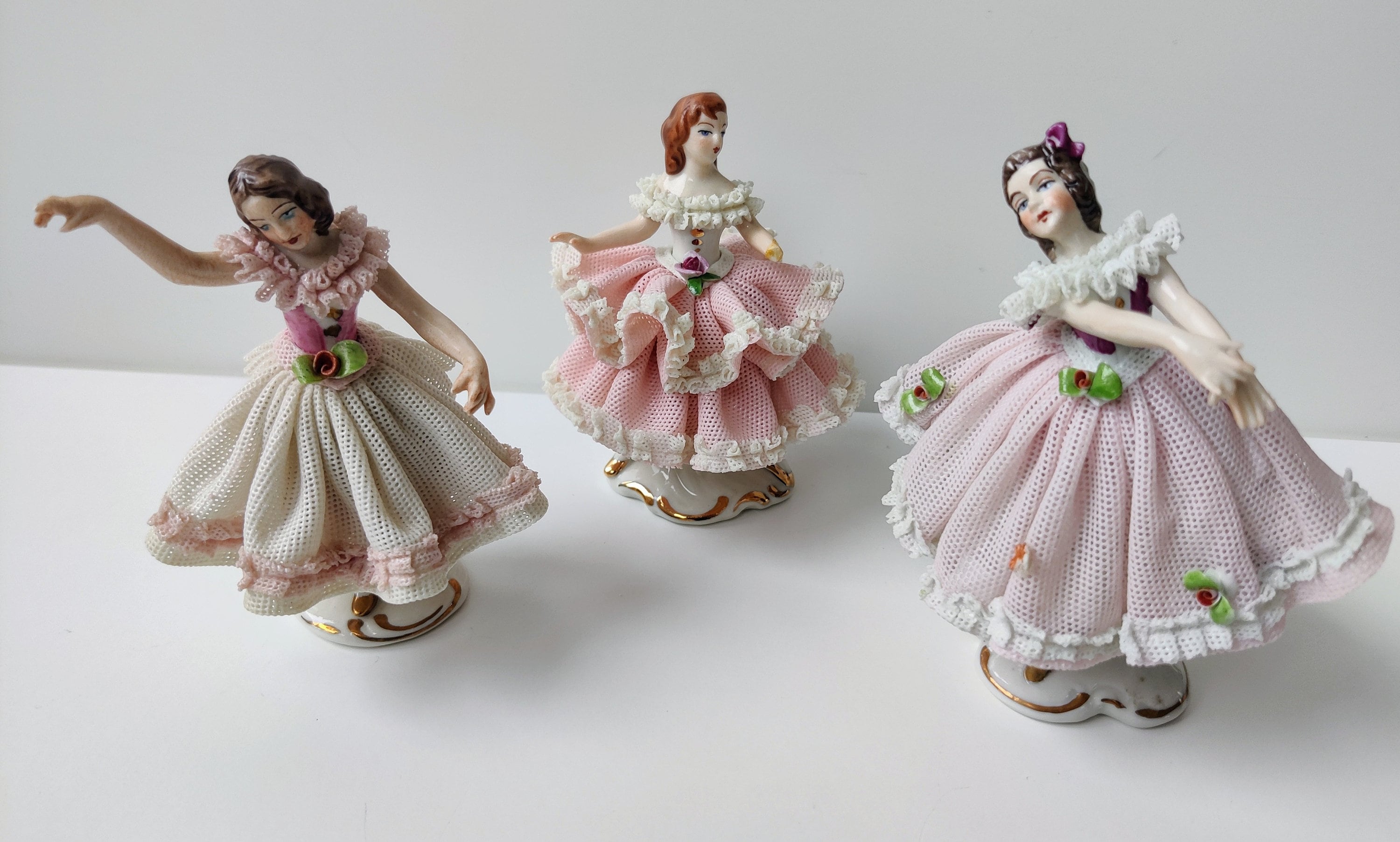 Carl Thieme Dresden Germany - Vintage Porcelain Hand Paint Antique
