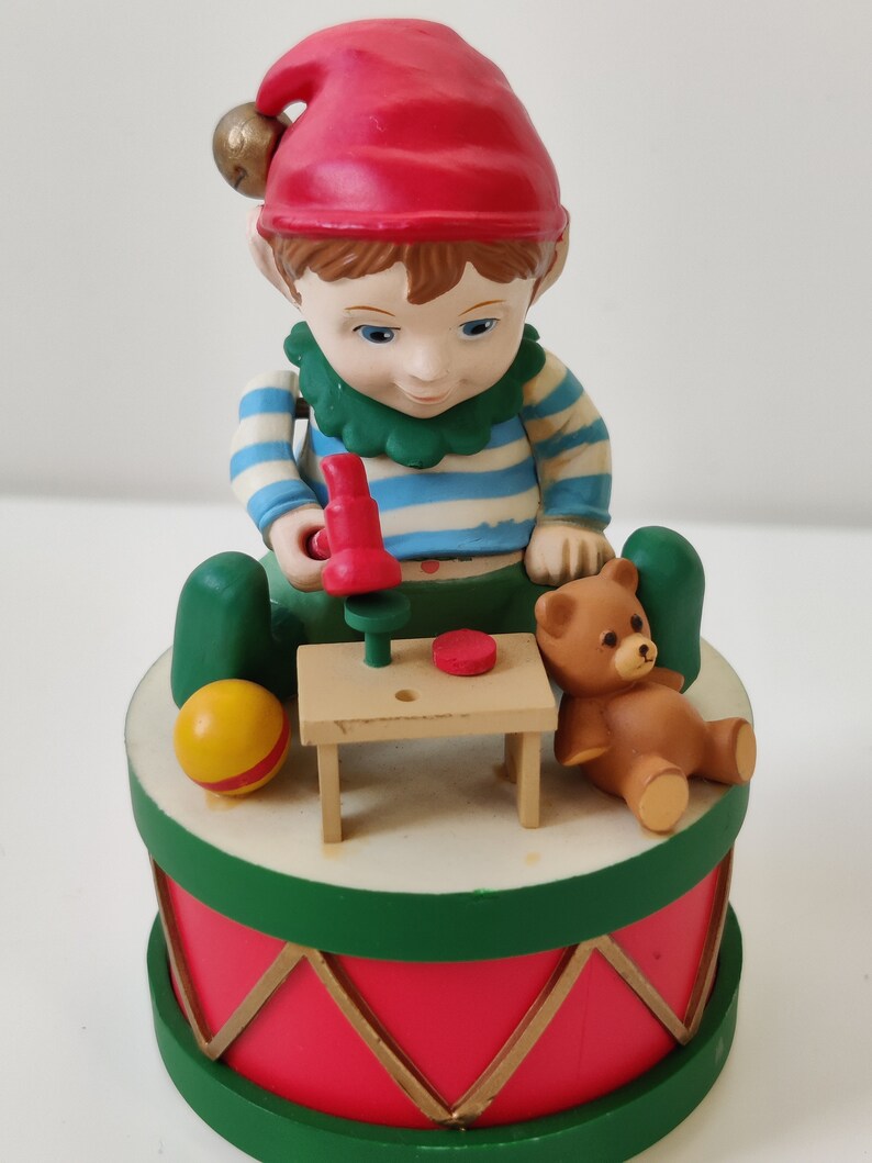 Enesco Vintage Music Box Windup Musicbox Toyland Etsy
