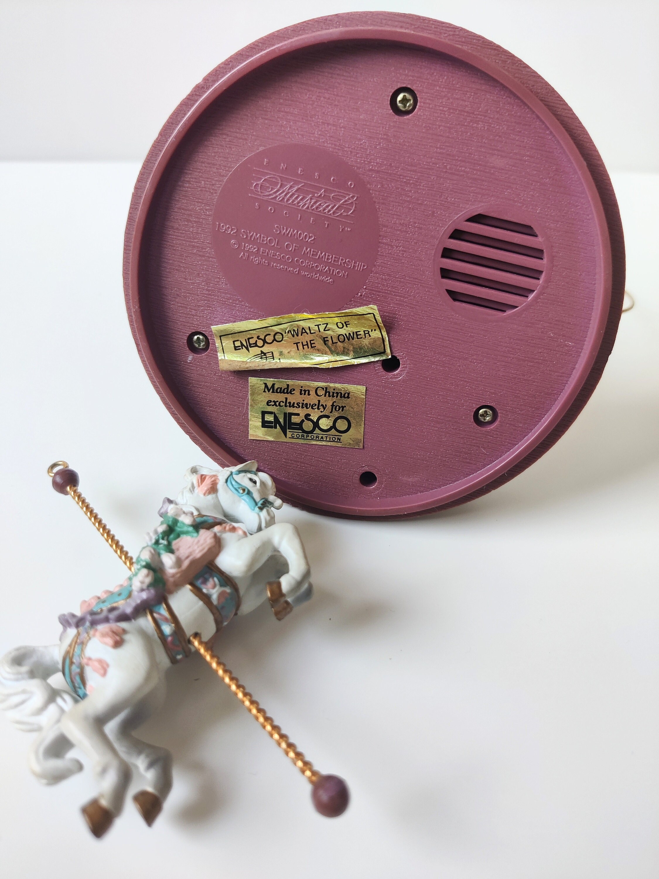 Action Music Box Enesco Mice Vintage Music Box- Wind-up Musicbox - Waltz of the Flower ...