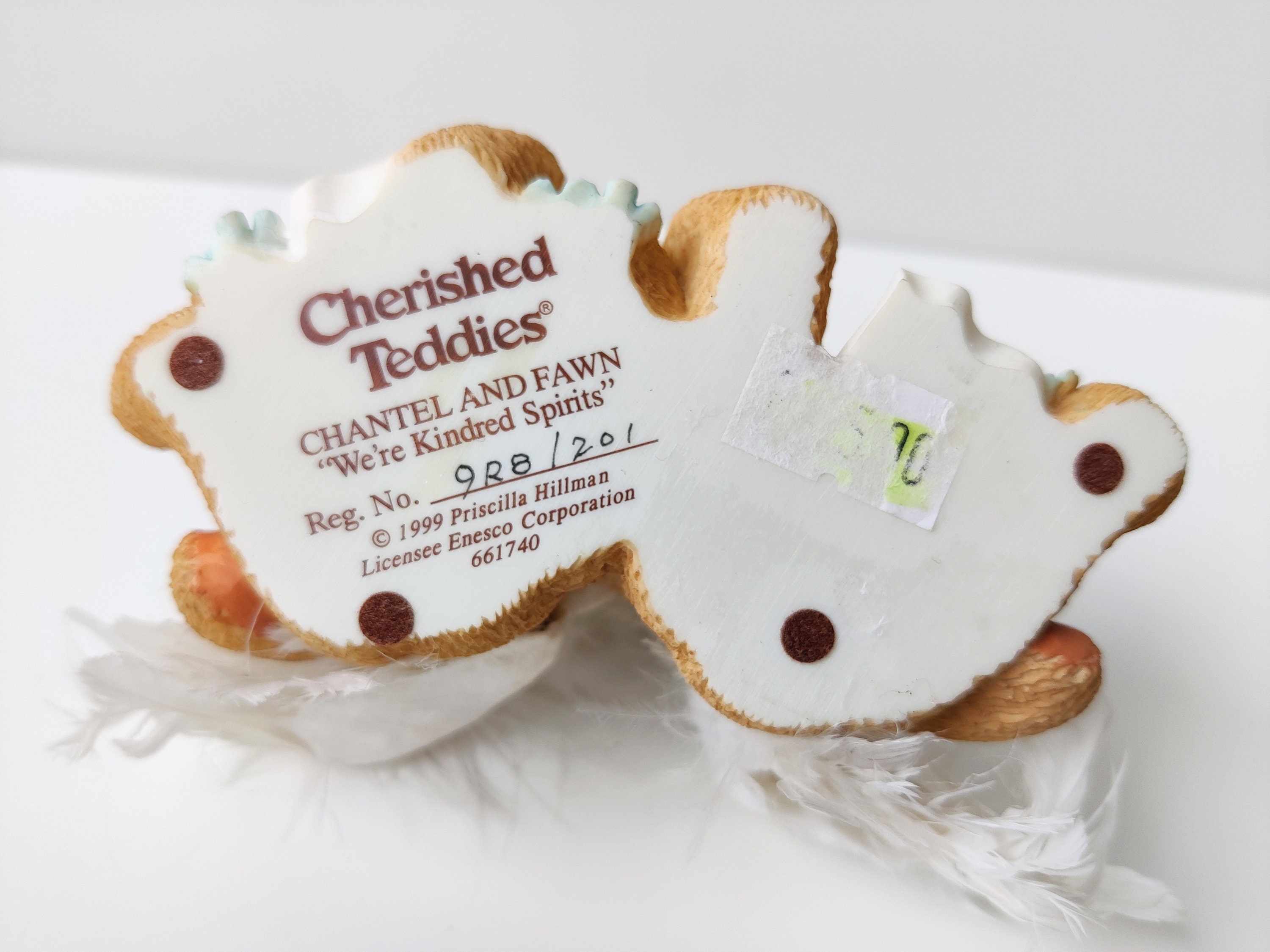 Enesco Cherished Teddies - Chantel and Fawn - We're Kindred