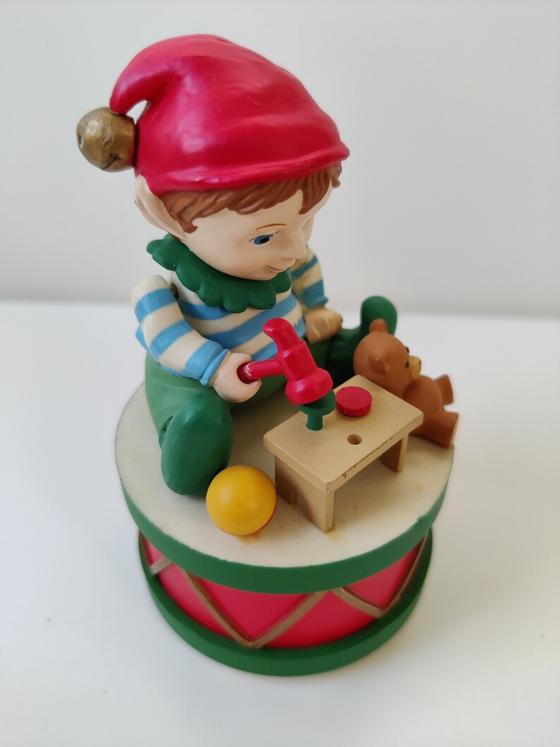 Enesco Vintage Music Box Windup Musicbox Toyland Etsy