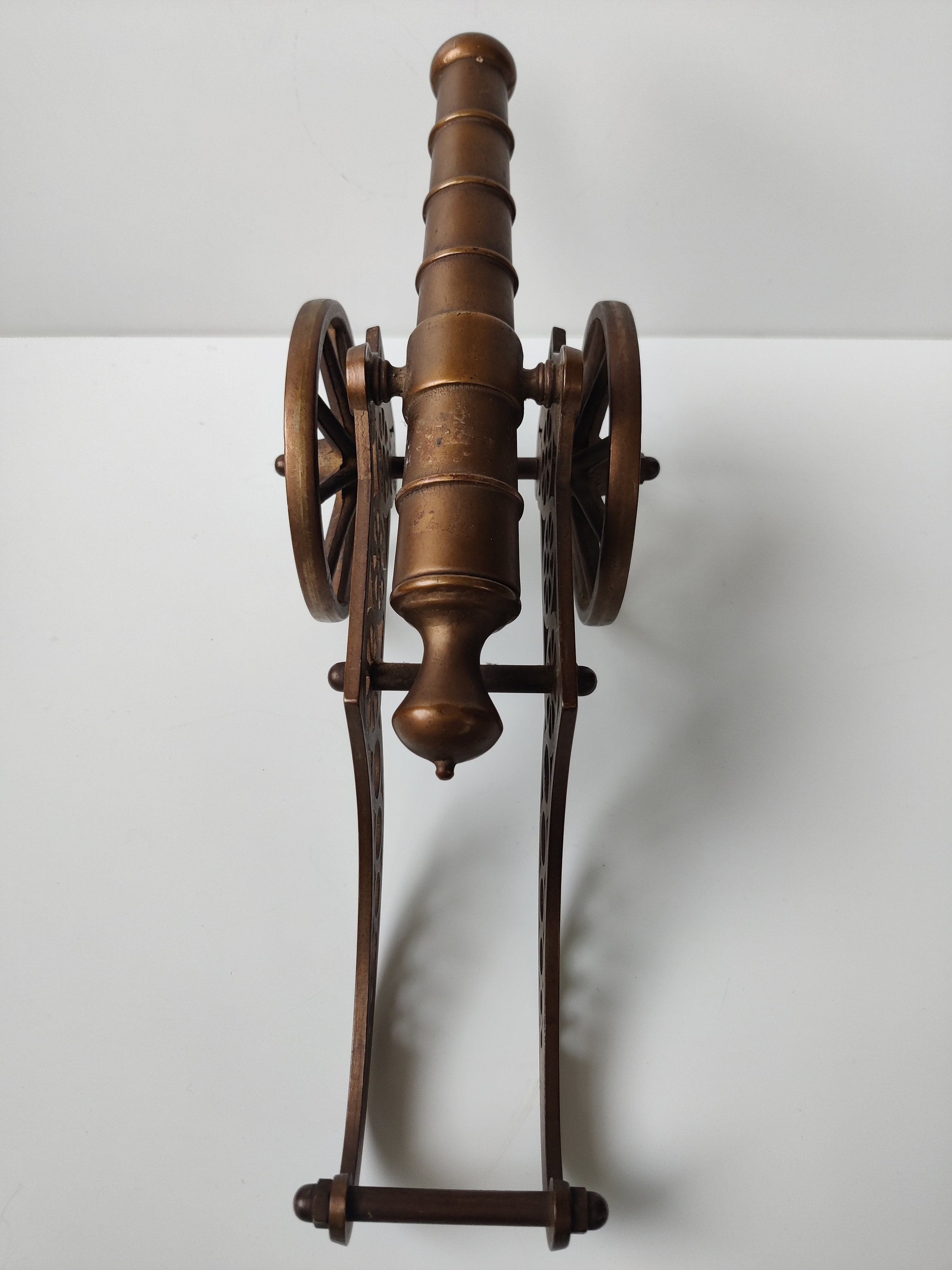 Miniature Antique Cannon / Bronze Collectable English Vicotrian