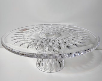 joska design bleikristall - Exclusive Crystal design cake stand - footed cake stand waldglashütte Bodenmais Bavaria - Germany