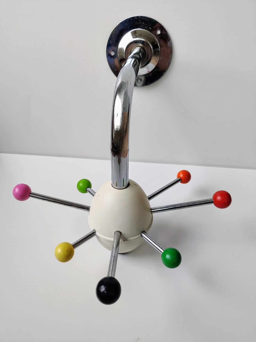 Osvaldo Borsani for Tecno Sputnik Coat Rack With Bright Coloured Bulbs