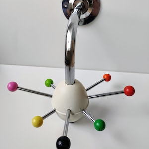 Osvaldo Borsani for Tecno - Sputnik coat rack with bright coloured bulbs - space age modern vintage design - Italian design