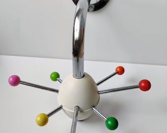 Osvaldo Borsani for Tecno - Sputnik coat rack with bright coloured bulbs - space age modern vintage design - Italian design