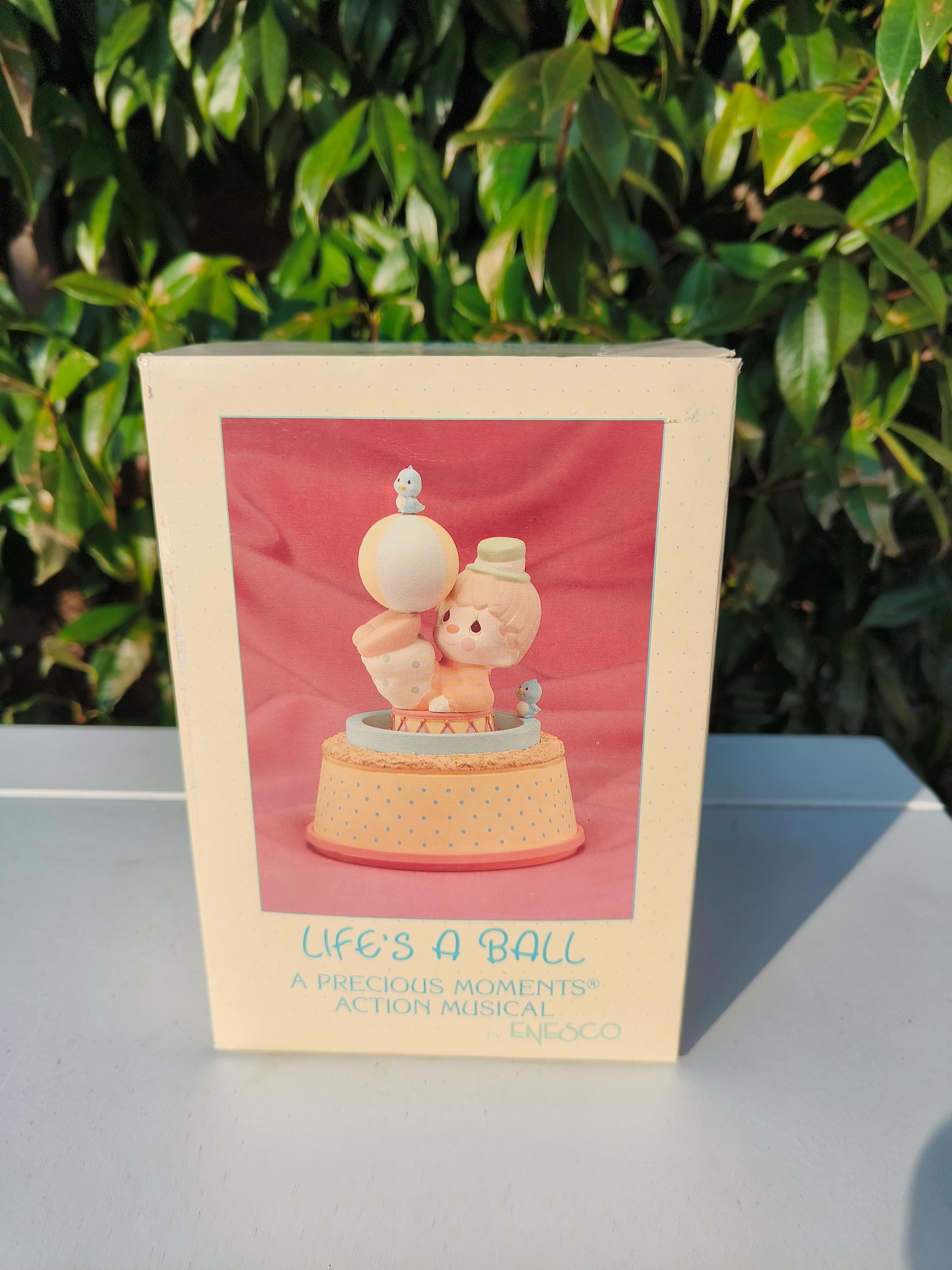 Enesco Vintage Music Box Wind-up - Precious Moments - Life's a