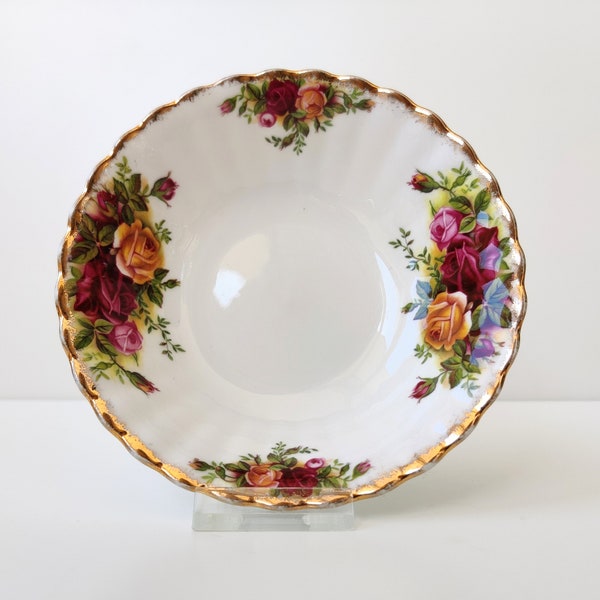 Royal Albert - Old Country Roses - bowl / sugar bowl / creambowl serveerschaal - Bone China England porcelain tableware - 1962 - 1980's