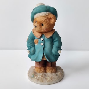 Enesco Cherished Teddies - Christmas Bear - Alyssa - You warm my soul - 1999 Priscilla Hillman