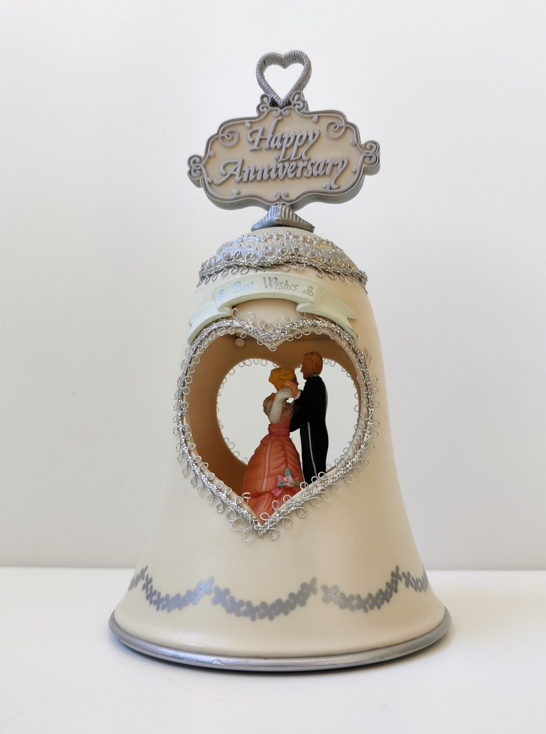 Enesco Vintage Music Box - Happy Anniversary Waltz - Best Wishes