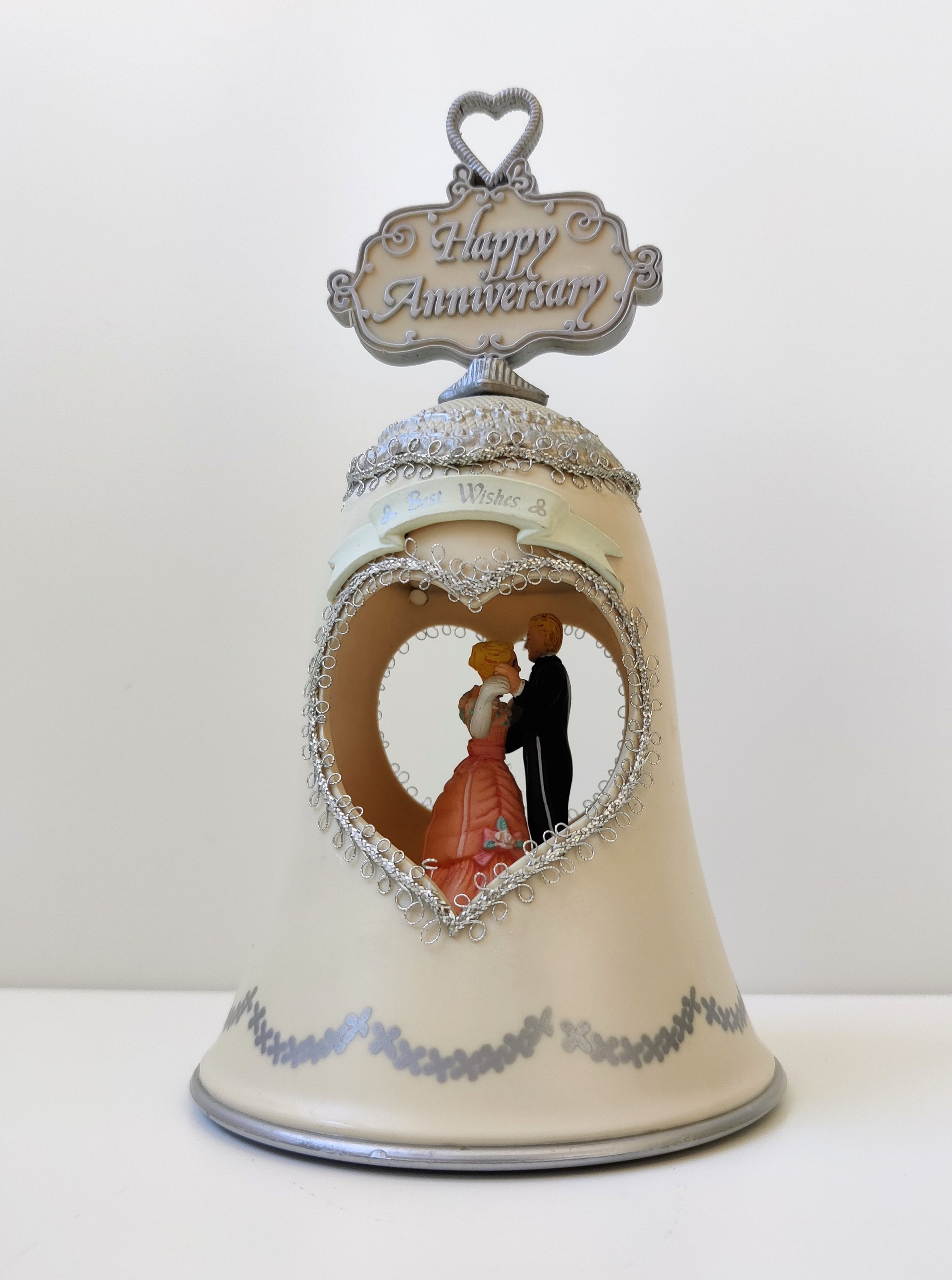 Enesco Vintage Music Box - Happy Anniversary Waltz - Best Wishes