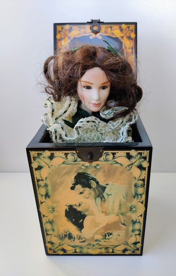 Enesco Vintage Music Box - Jack in the Box - Gone With the Wind