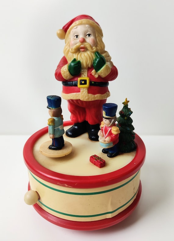 Enesco Vintage Music Box- Wind-up Musicbox - Silent Night