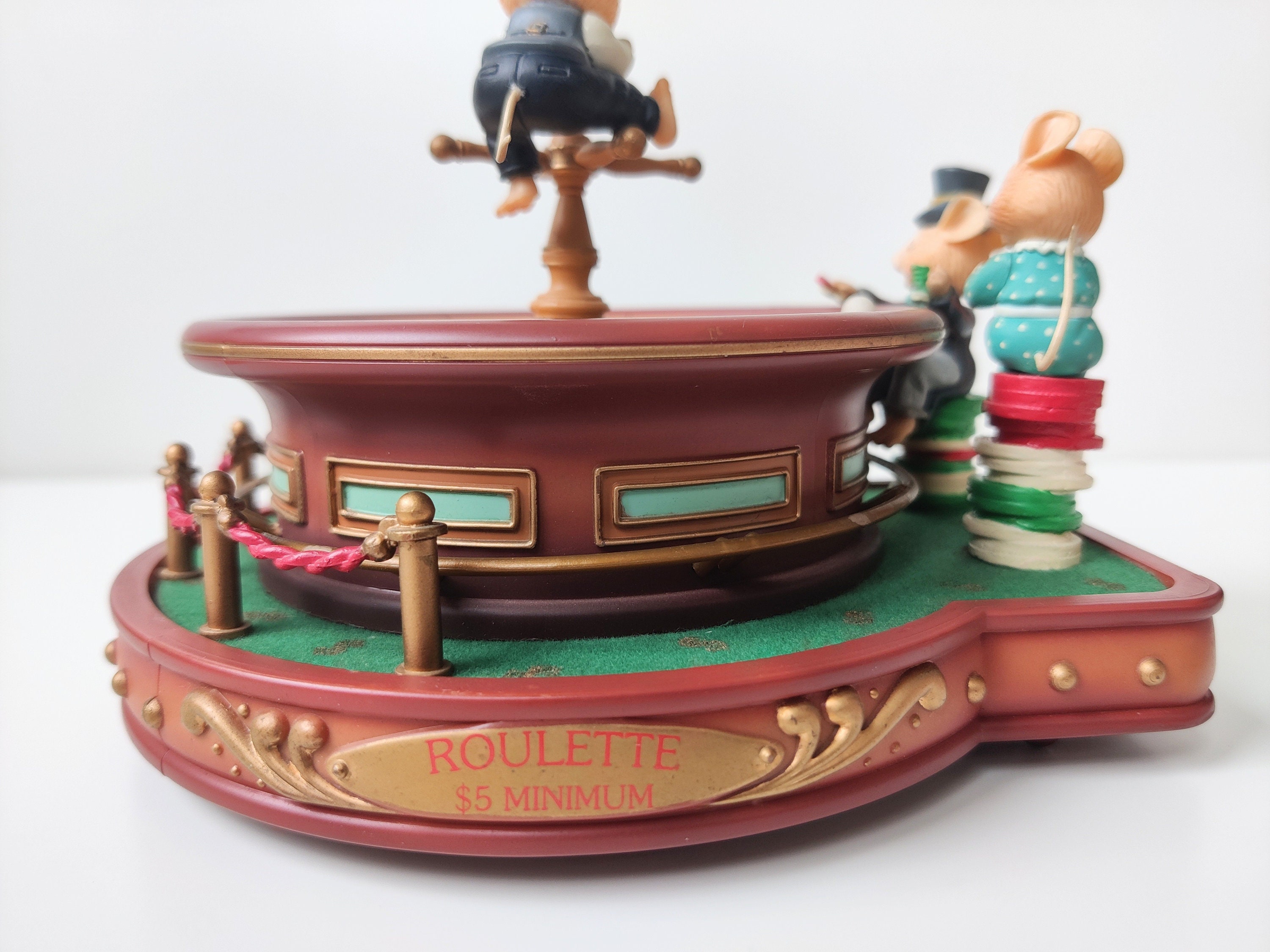 Enesco Mice Vintage Music Box Wind up Musicbox Weeling & Dealing We're